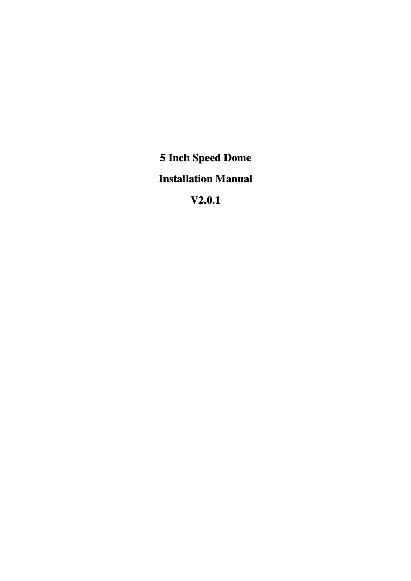 Imagen de la primera página del manual del dispositivo DS-2DF5276-AE3