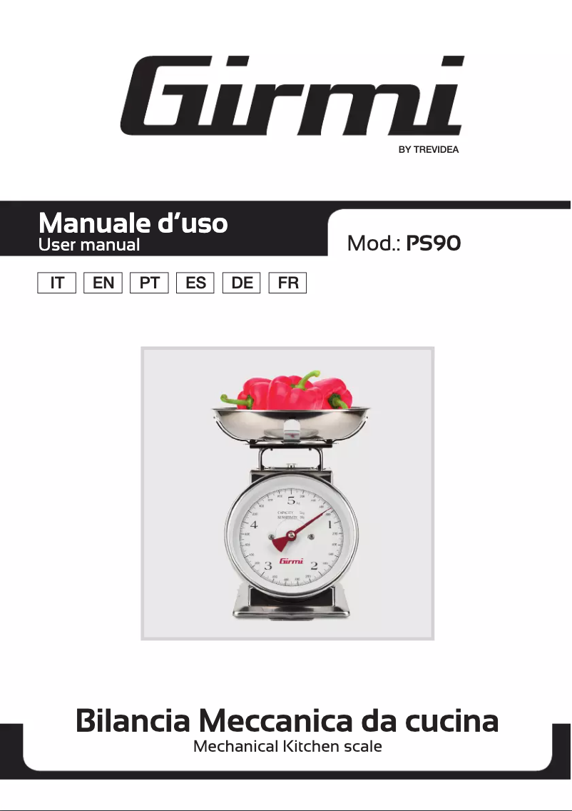 Página 1 del manual Manual de usuario Girmi PS90