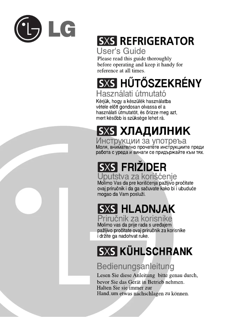 Imagen de la primera página del manual del dispositivo GC-B207TLQA