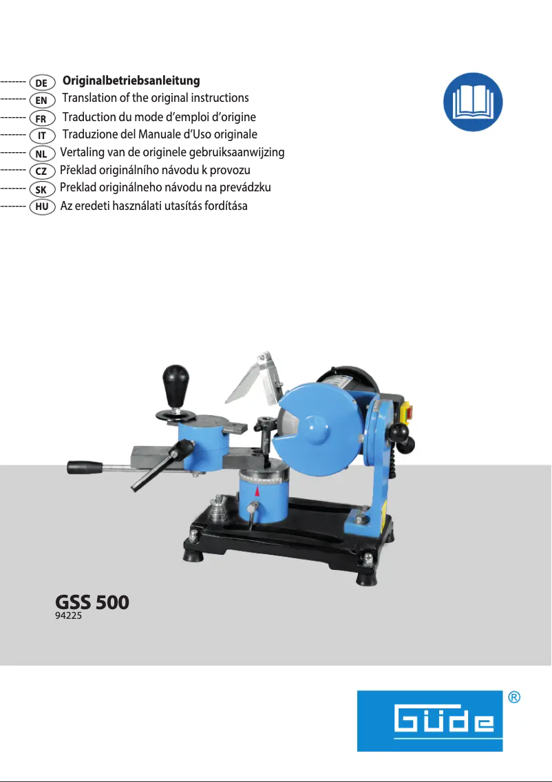 Página 1 del manual Manual de usuario Güde GSS 500