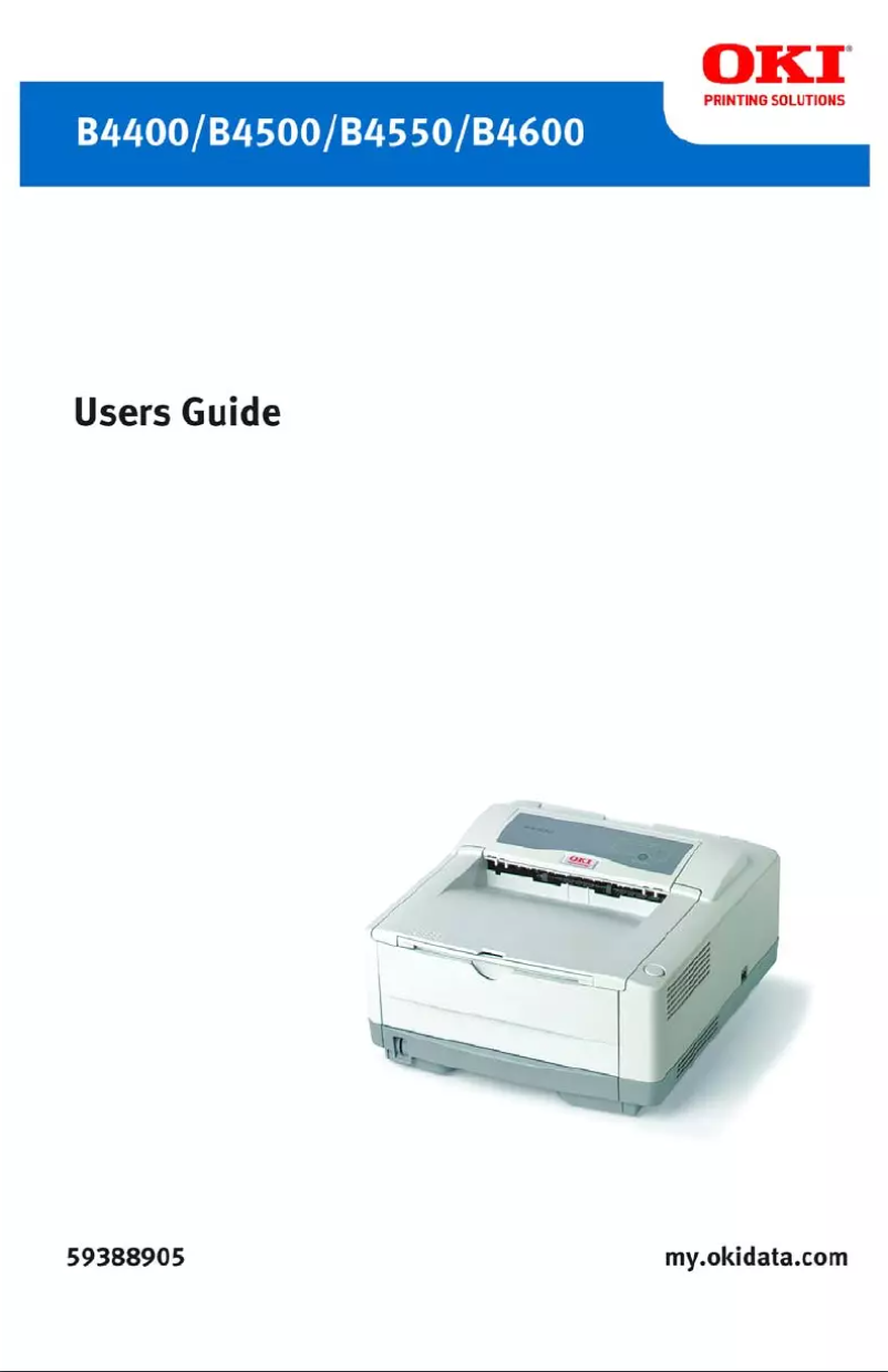 Imagen de la primera página del manual del dispositivo B4500