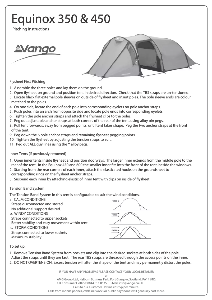 Imagen de la primera página del manual del dispositivo Equinox 450