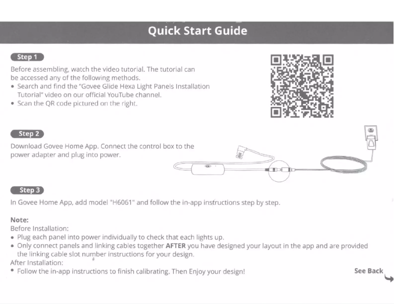 Página 1 del manual Manual de usuario Govee Glide Hexagon