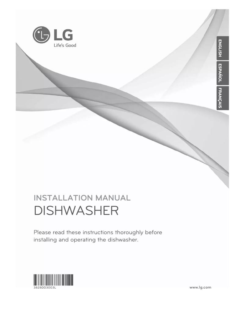 Página nº 1 - Guía de instalación LG LDT9965B