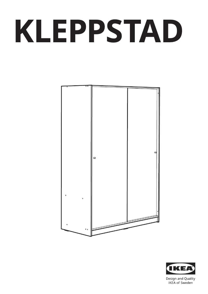 Imagen de la primera página del manual del dispositivo KLEPPSTAD 904.372.38