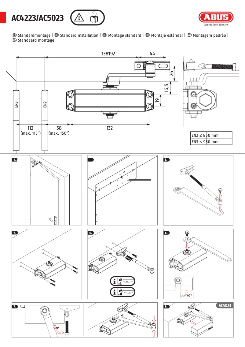 Imagen de la primera página del manual del dispositivo DC10223