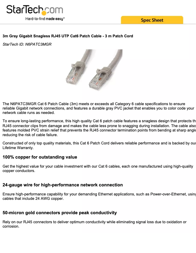 Imagen de la primera página del manual del dispositivo N6PATC3MGR