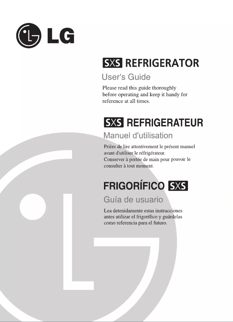 Imagen de la primera página del manual del dispositivo GC-A207WLB