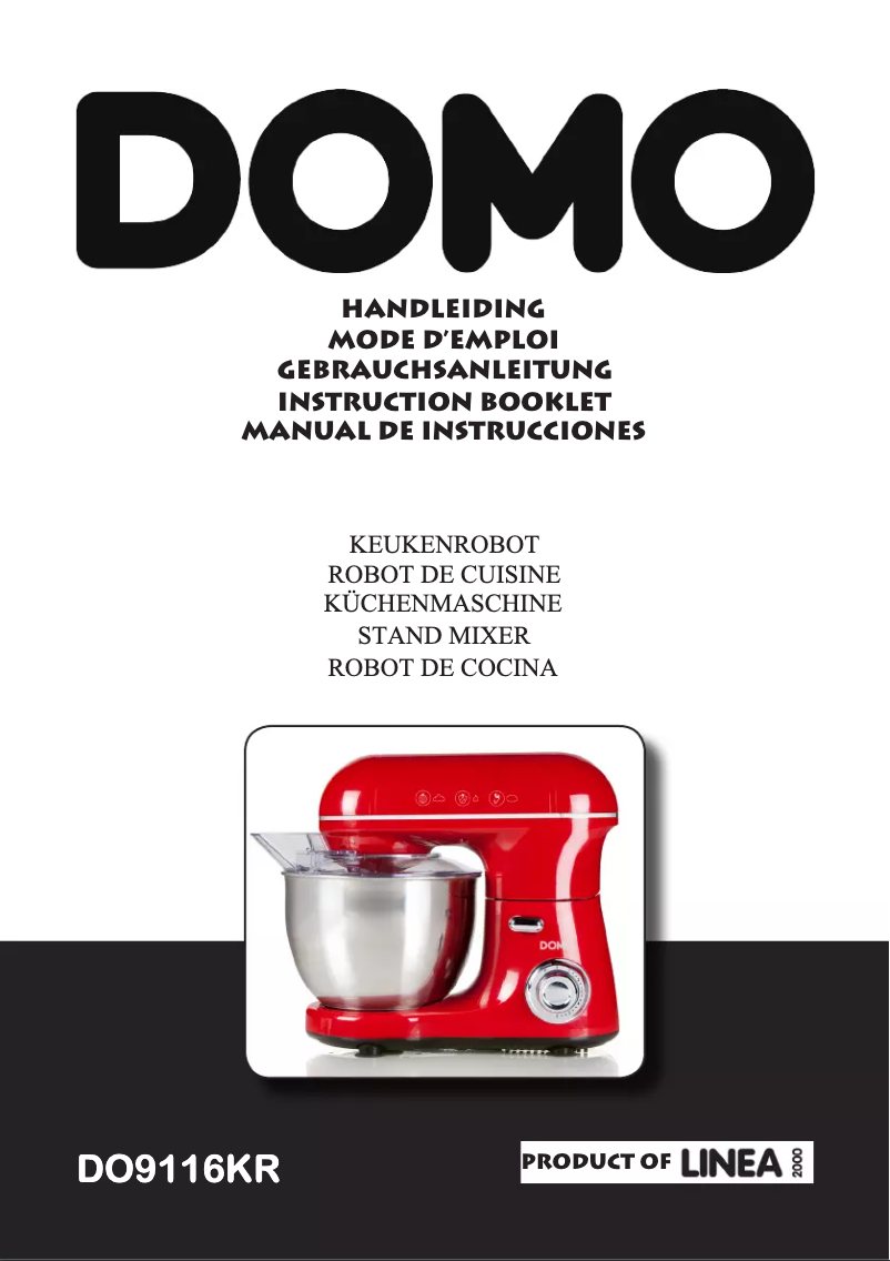 Imagen de la primera página del manual del dispositivo DO9116KR