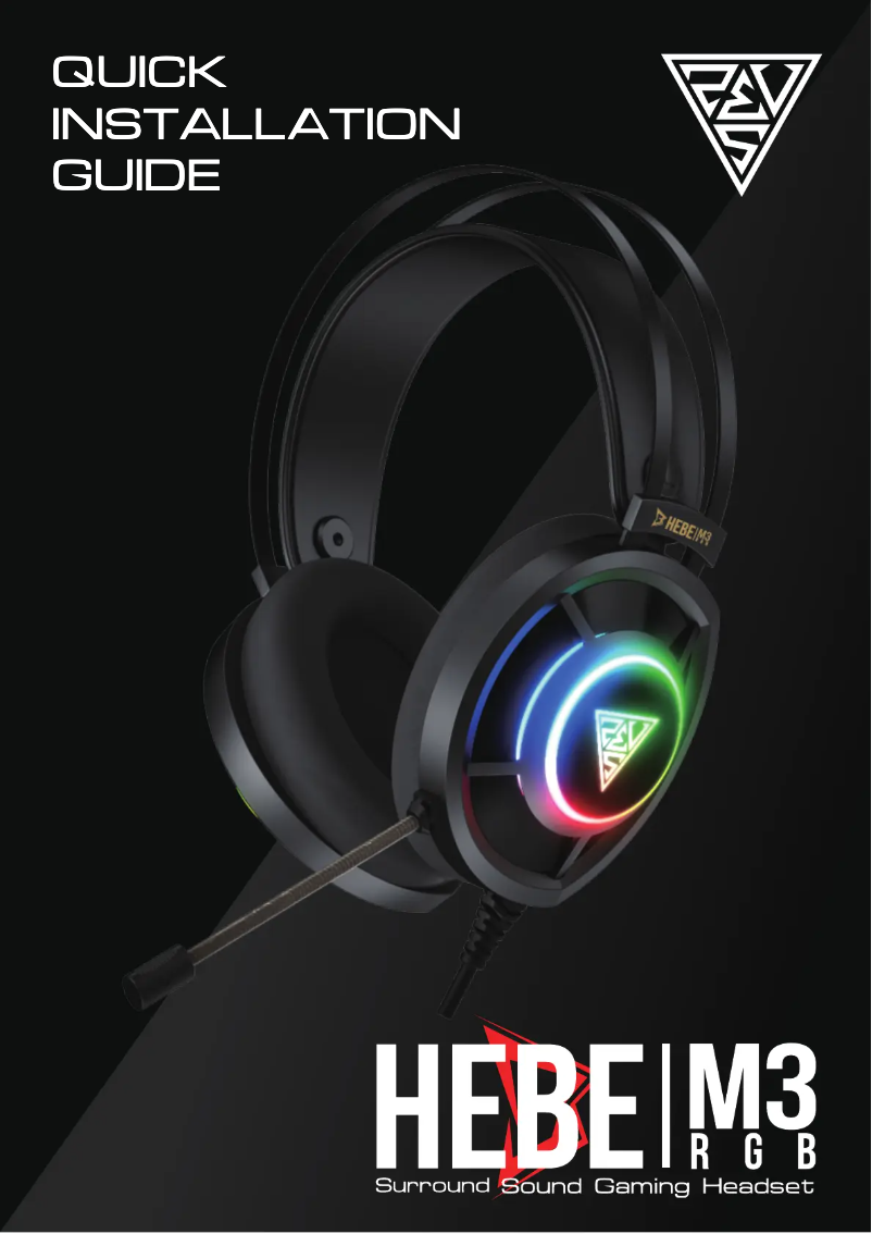 Página 1 del manual Manual de usuario Gamdias Hebe M3