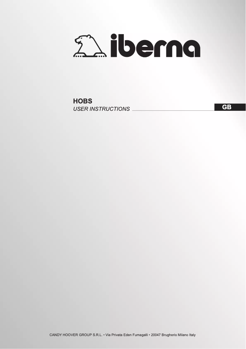 Imagen de la primera página del manual del dispositivo IBHC 600