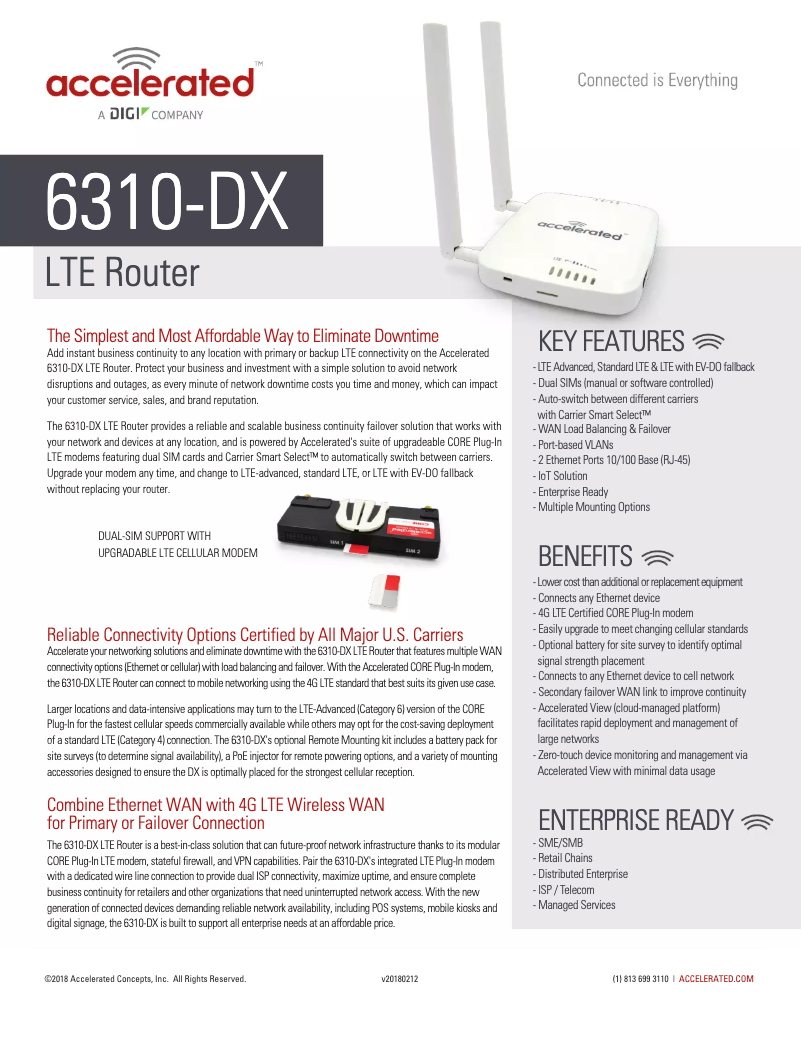 Página 1 del manual Manual de usuario Digi ASB-6310-DX04-OUS