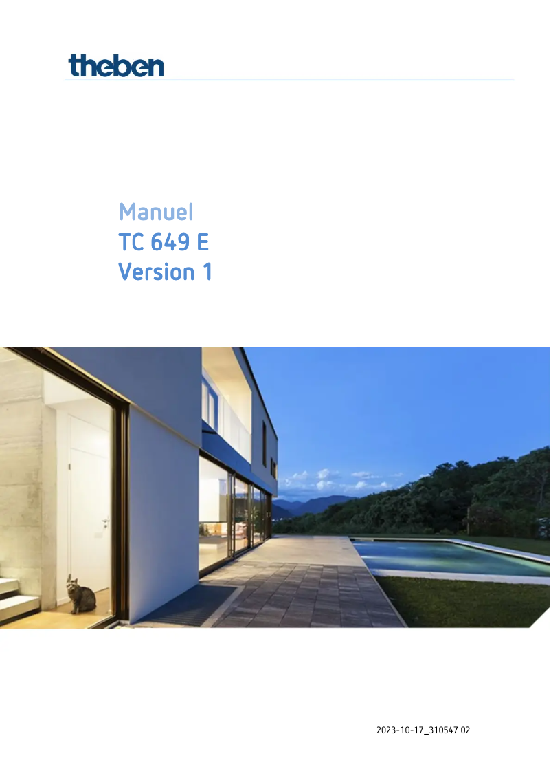 Imagen de la primera página del manual del dispositivo TC 649 E