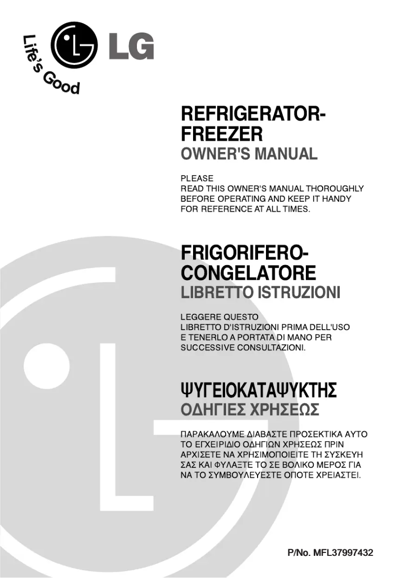 Página nº 1 - Manual de usuario LG GN-B392YVCV