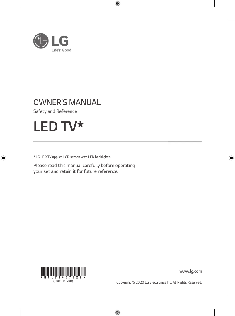 Imagen de la primera página del manual del dispositivo 50UN7350PPD