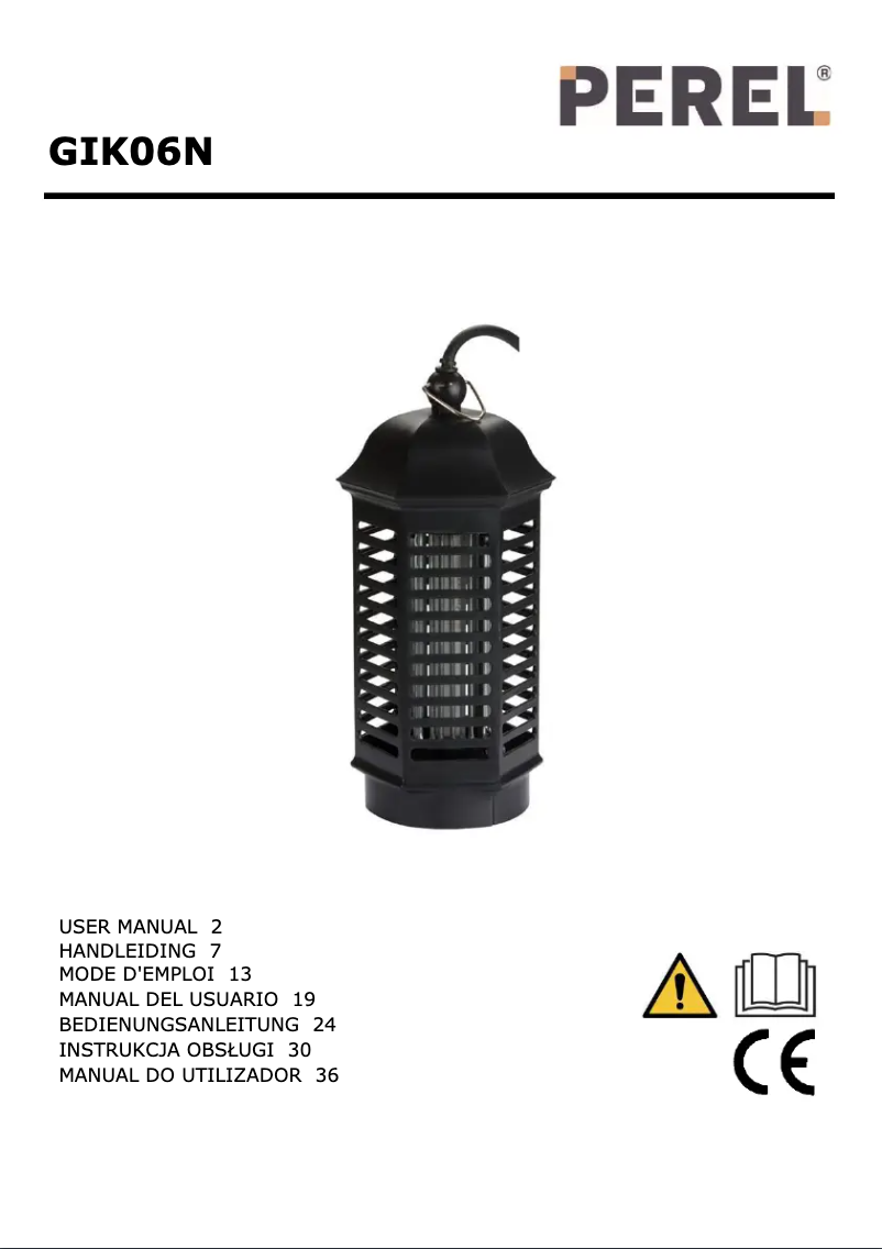 Página 1 del manual Manual de usuario Perel GIK06N