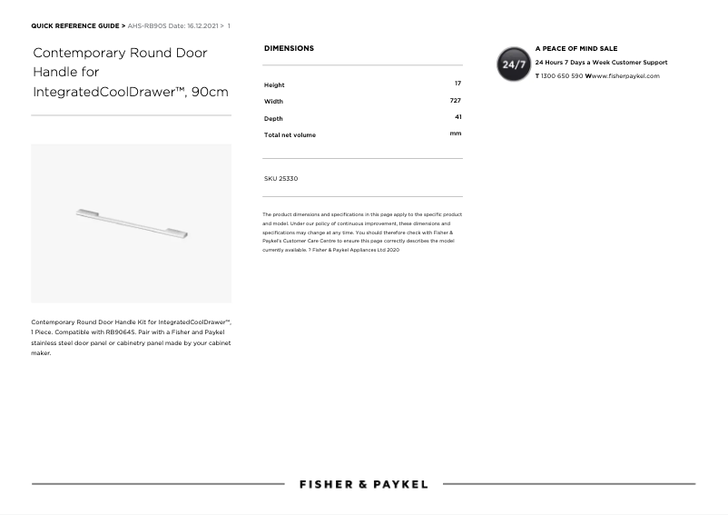 Imagen de la primera página del manual del dispositivo AHS-RB90S