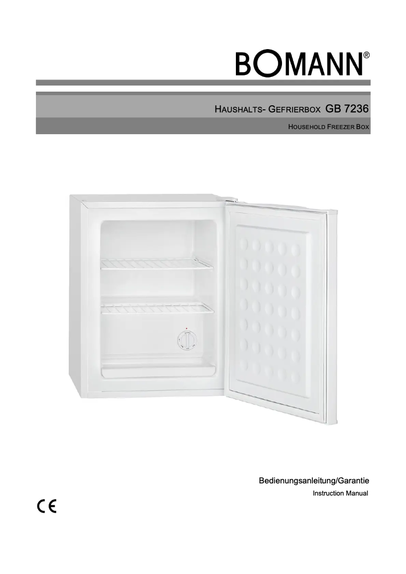 Imagen de la primera página del manual del dispositivo GB 7236