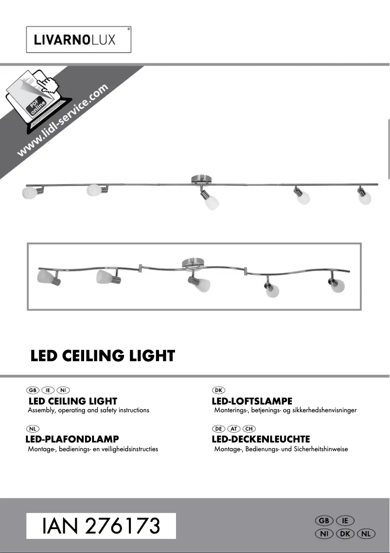 Imagen de la primera página del manual del dispositivo IAN 276173
