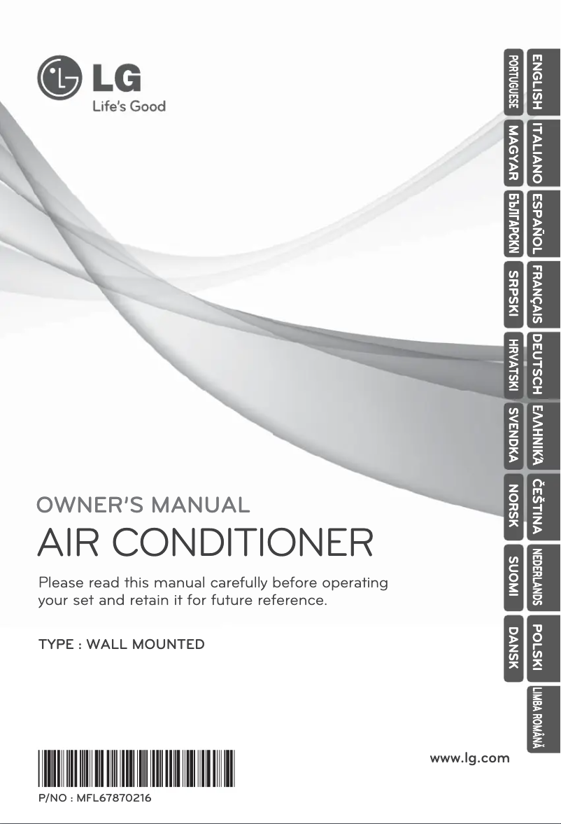 Imagen de la primera página del manual del dispositivo ARNU24GSCL2