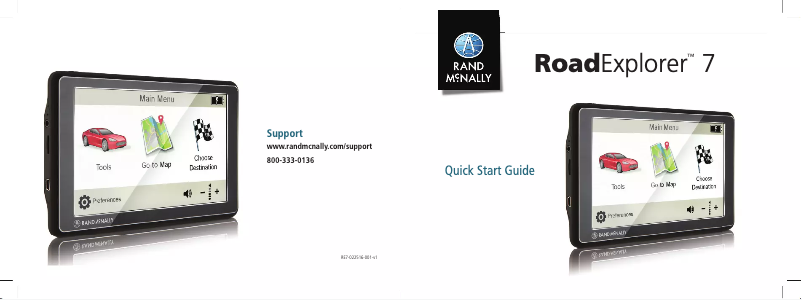 Página 1 del manual Manual de usuario Rand McNally RoadExplorer 7