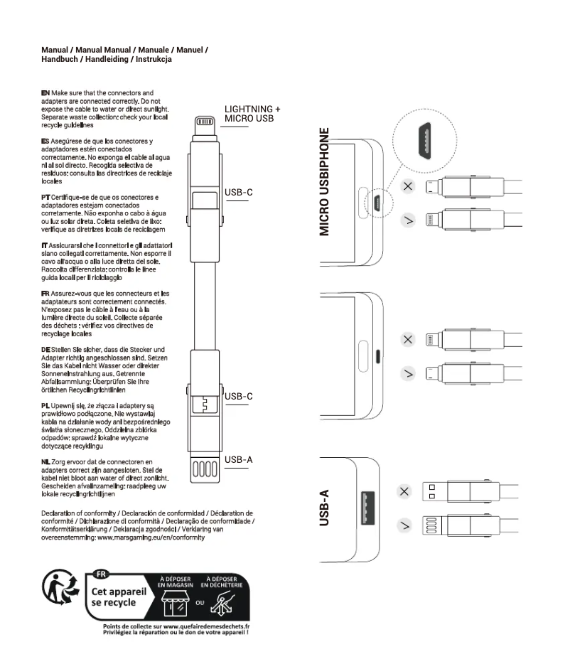 Imagen de la primera página del manual del dispositivo MCA-ECO