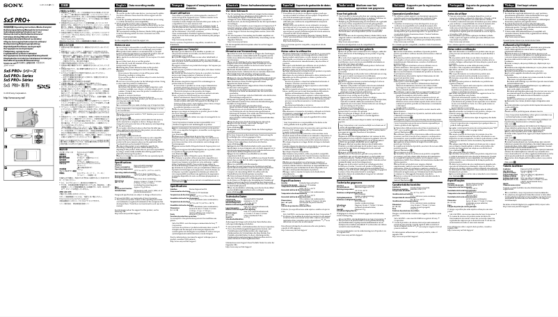 Imagen de la primera página del manual del dispositivo SBP-256E