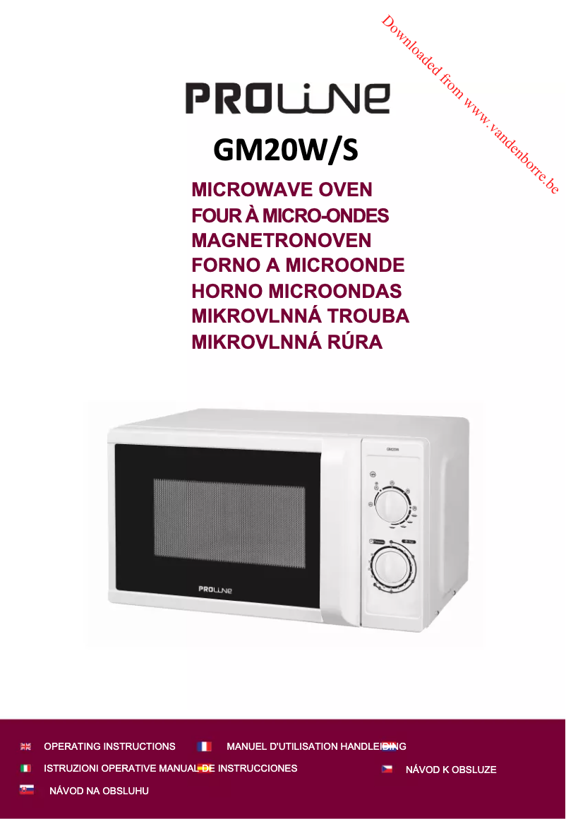 Página 1 del manual Manual de usuario Proline GM20W