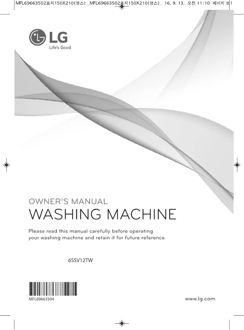 Página nº 1 - Manual de usuario LG WT21VSS6