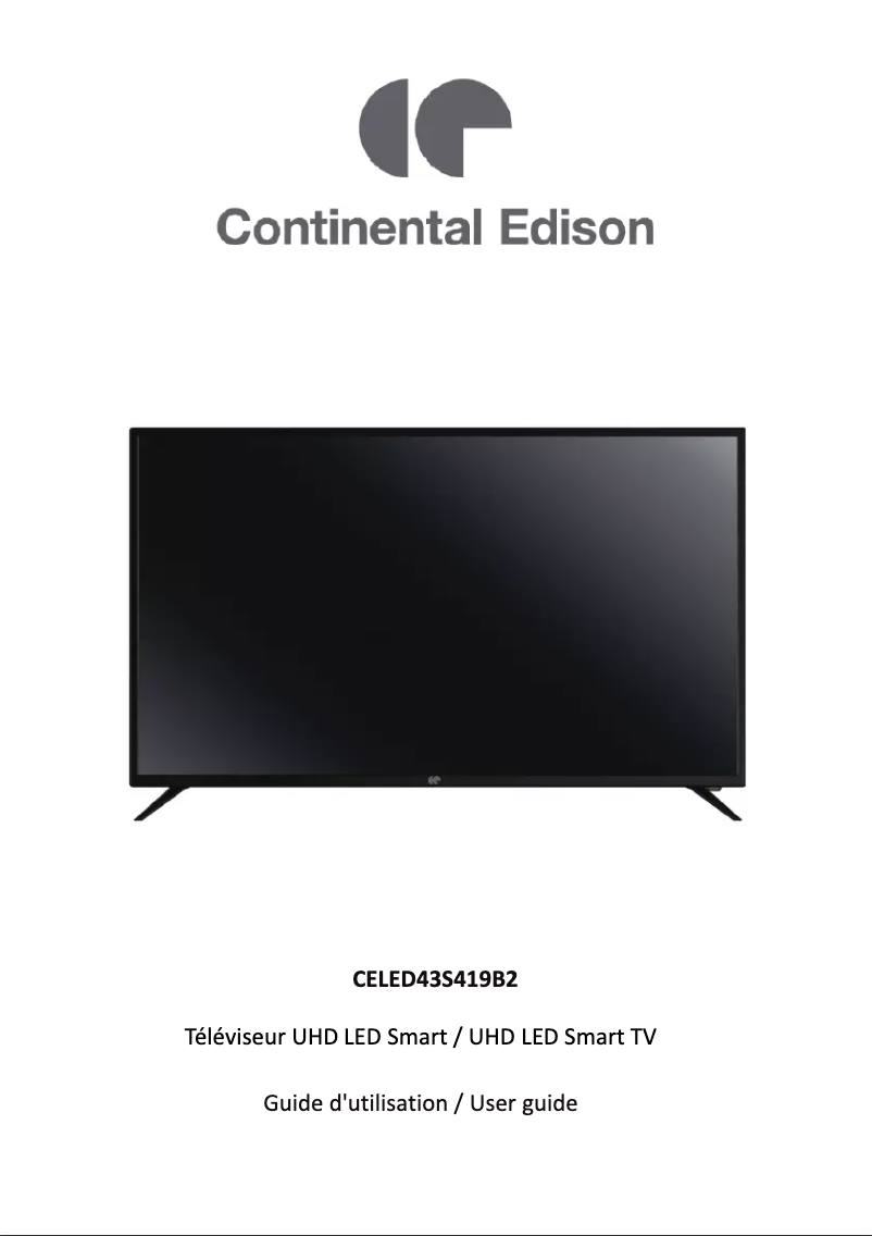 Imagen de la primera página del manual del dispositivo CELED43S419B2