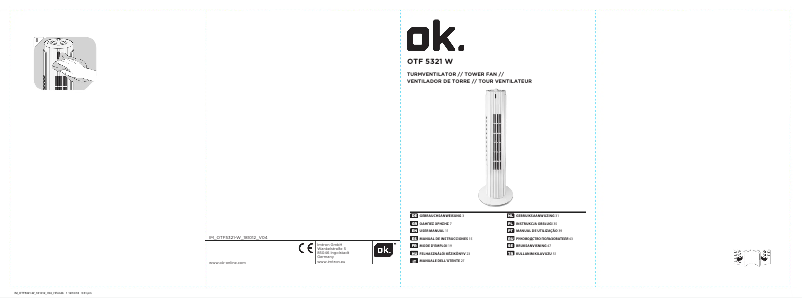 Imagen de la primera página del manual del dispositivo OTF 5321 W