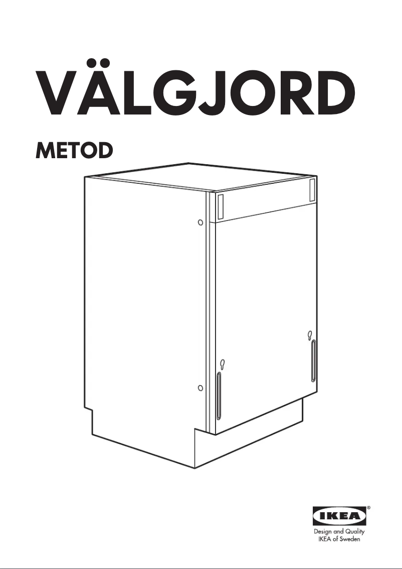 Imagen de la primera página del manual del dispositivo VALGJORD