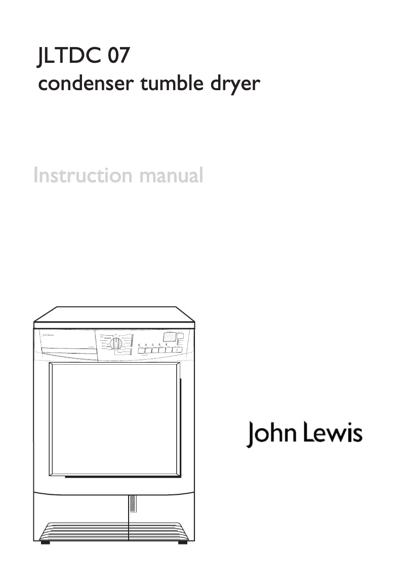 Imagen de la primera página del manual del dispositivo JLTDC 07