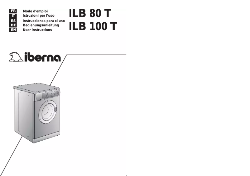Imagen de la primera página del manual del dispositivo ILB 80T-01S