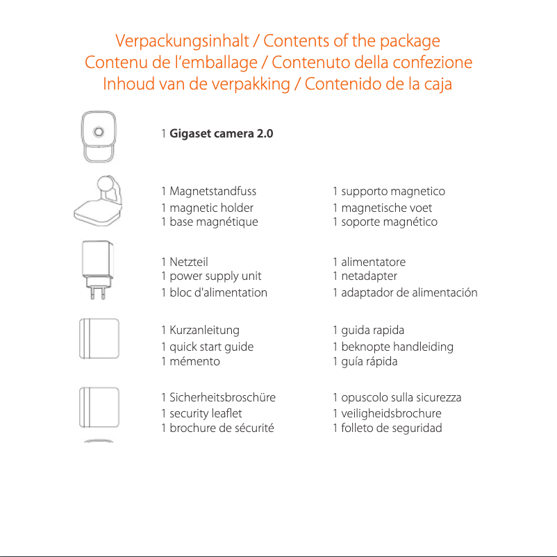 Imagen de la primera página del manual del dispositivo Camera 2.0