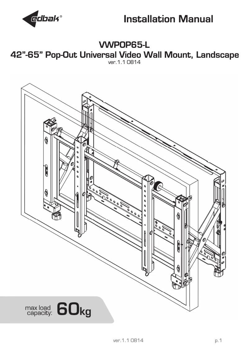Página 1 del manual Manual de usuario Edbak VWPOP65-L