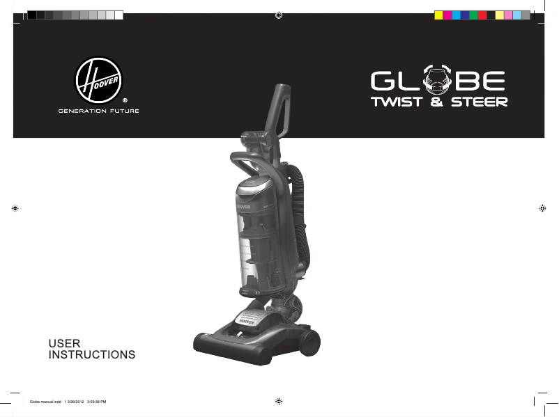 Página 1 del manual Manual de usuario Hoover Globe GL1108