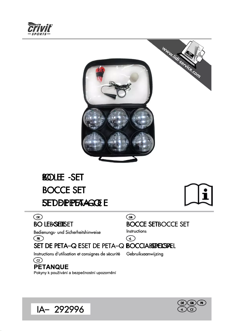 Imagen de la primera página del manual del dispositivo IAN 292996