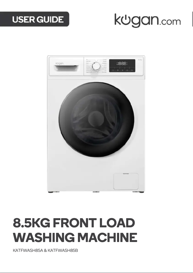 Imagen de la primera página del manual del dispositivo KATFWASH85B