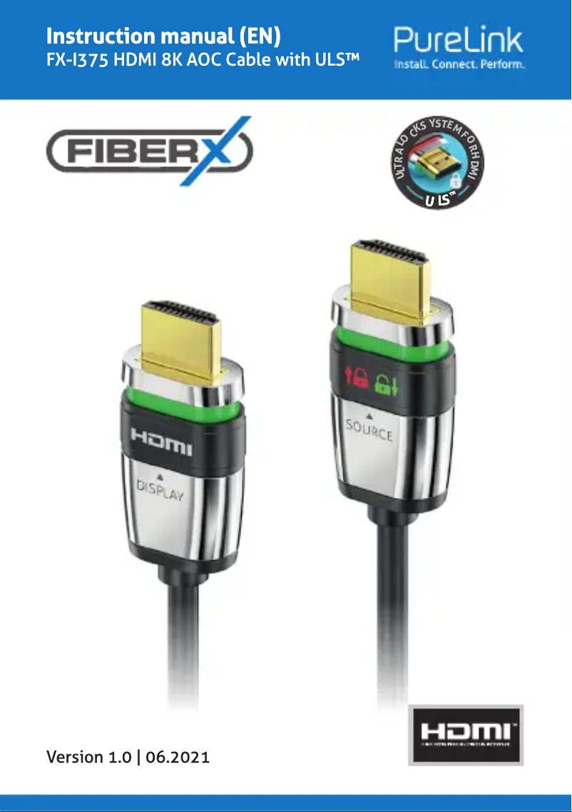 Página 1 del manual Manual de usuario FiberX FX-I375