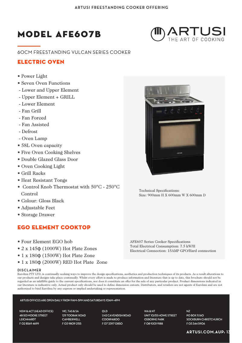 Imagen de la primera página del manual del dispositivo AFE607B