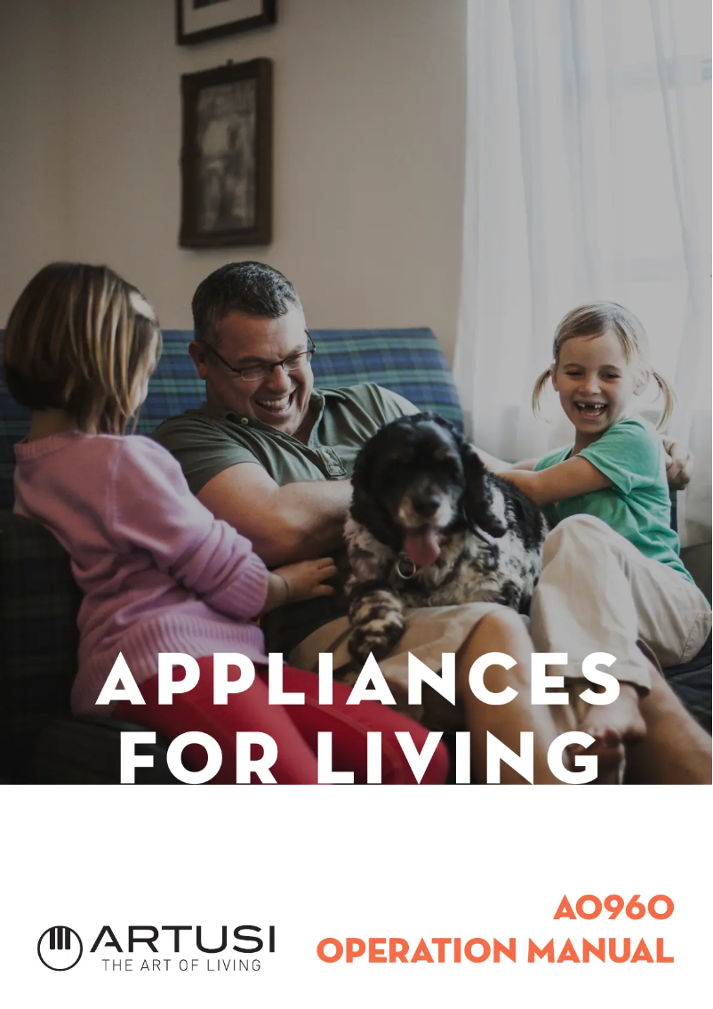 Imagen de la primera página del manual del dispositivo AO960