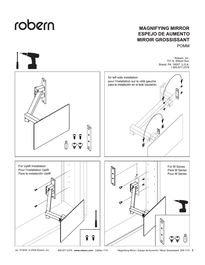 Página 1 del manual Manual de usuario Robern POMM