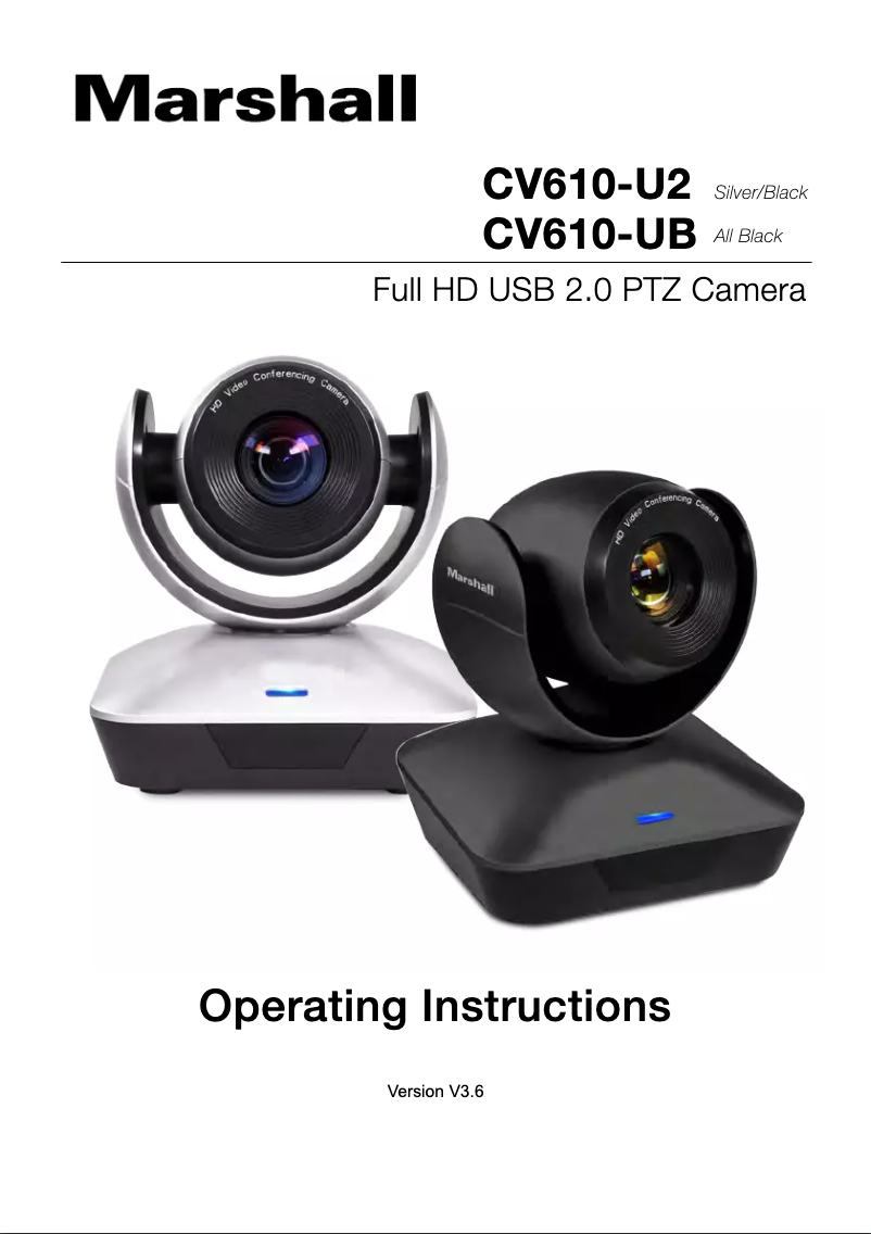 Página nº 1 - Manual de usuario Marshall Electronics CV610-U2