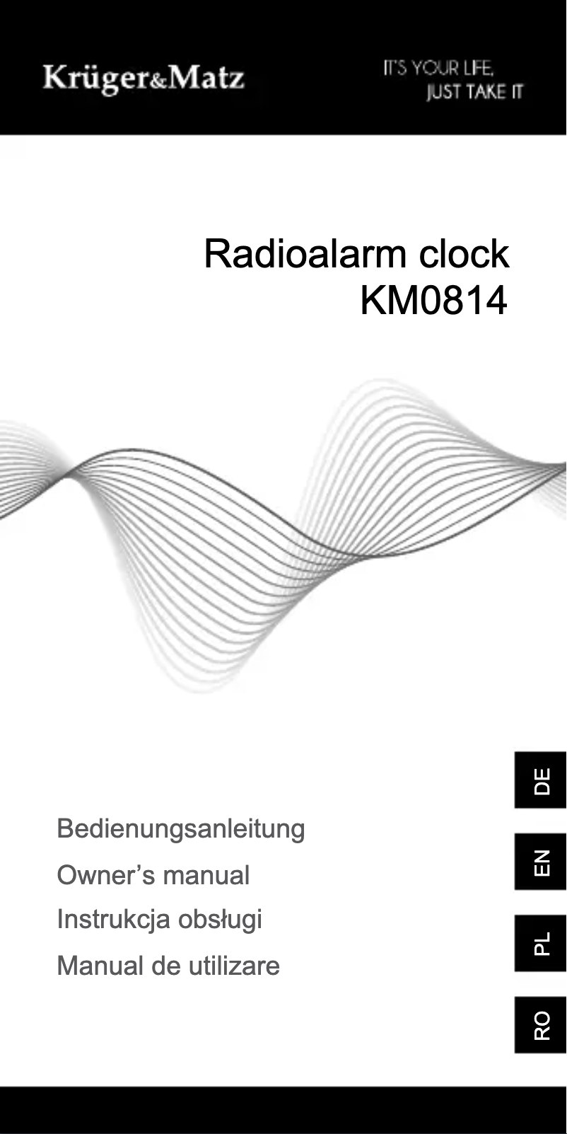 Imagen de la primera página del manual del dispositivo KM 814