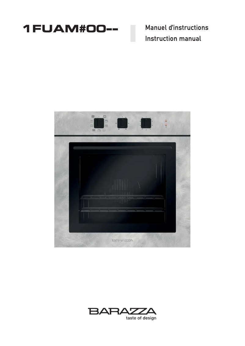 Página 1 del manual Manual de usuario Barazza 1FUAM