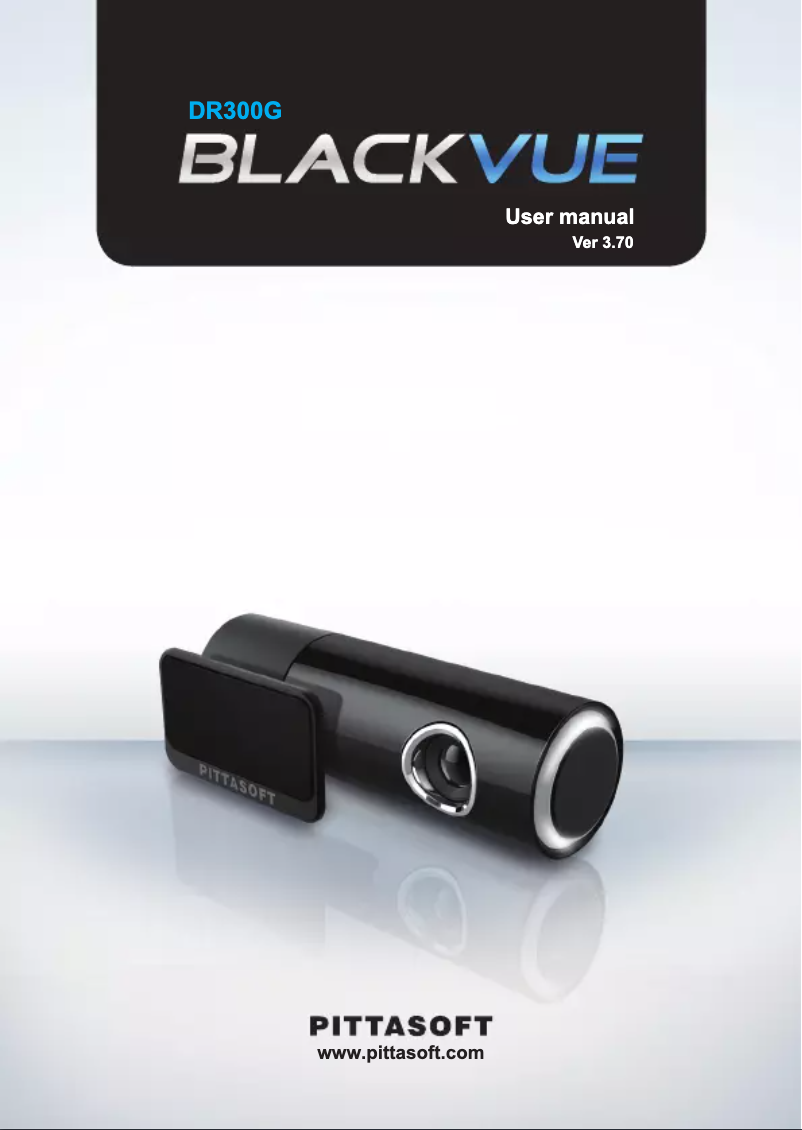 Página 1 del manual Manual de usuario BlackVue DR300G