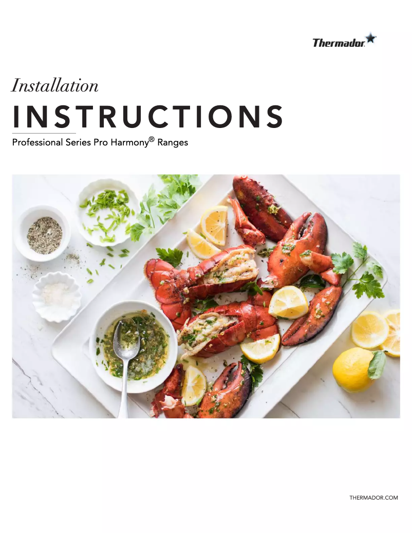 Imagen de la primera página del manual del dispositivo Pro Harmony PRD484WCHU