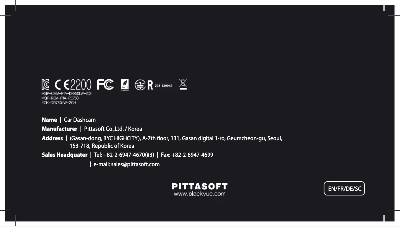 Imagen de la primera página del manual del dispositivo DR750LW-2CH