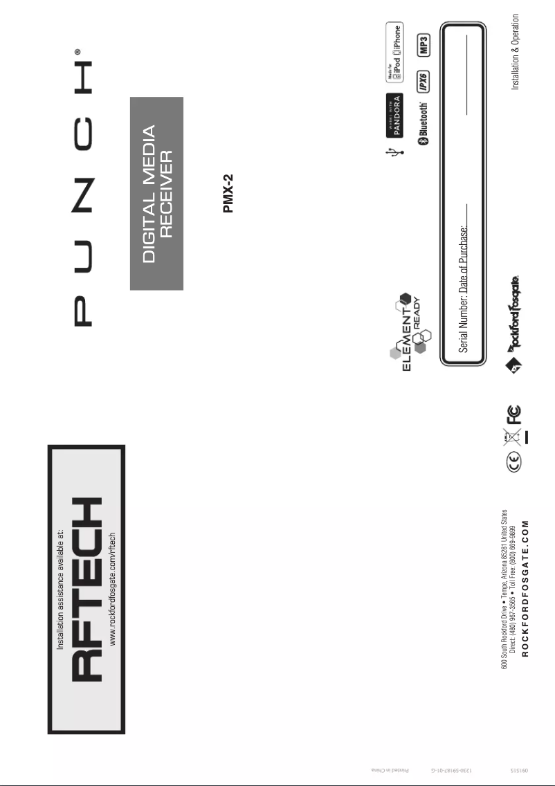 Imagen de la primera página del manual del dispositivo RFGNRL-RSW16